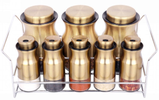 Spice Rack Condiment 8pc O1014J
