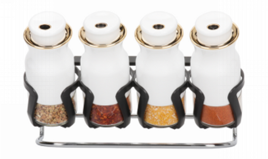 Spice Rack Condiment 4pc O1021BJ