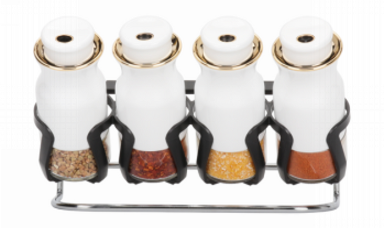 Spice Rack Condiment 4pc O1021BJ