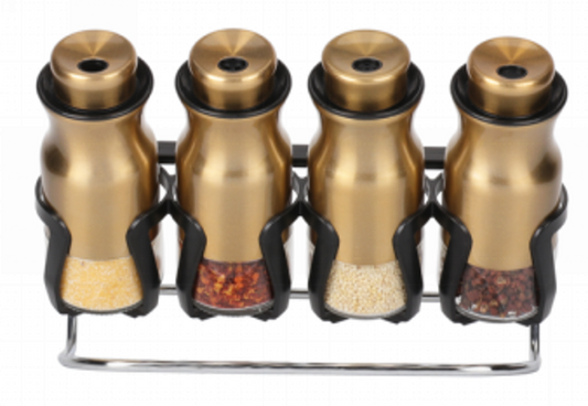 Spice Rack Condiment 4pc O1021J