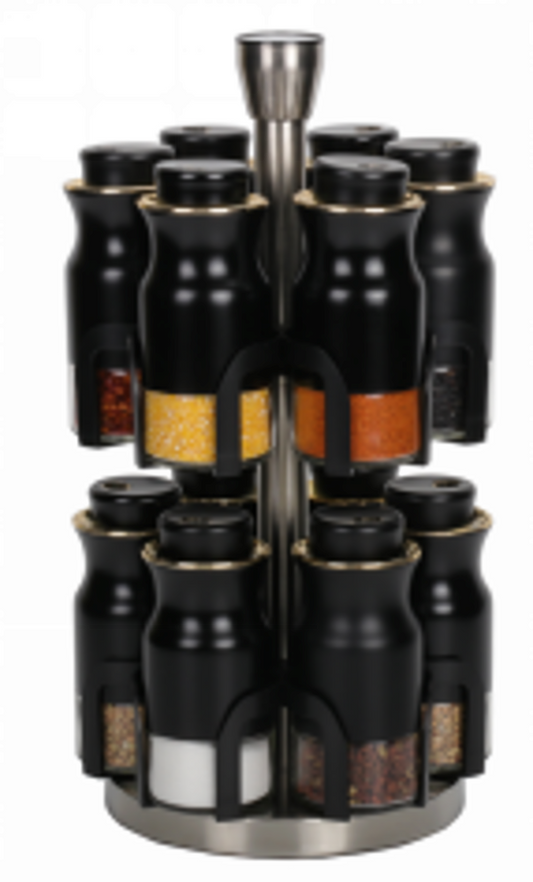 Spice Rack Condiment 12pc O1026HJ