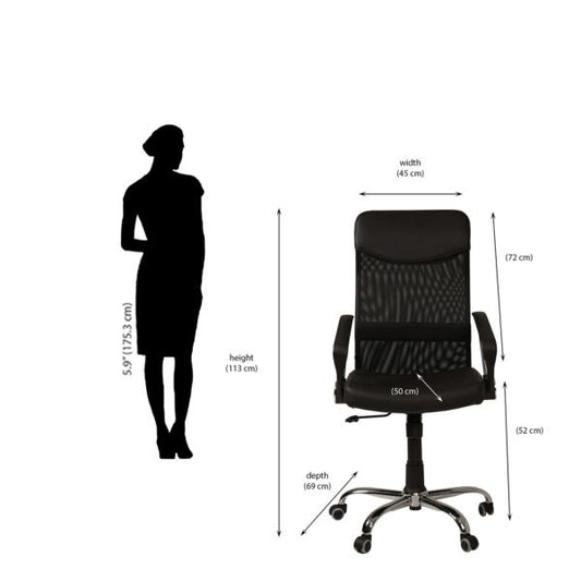 Office Mesh Chair Black UT-C161