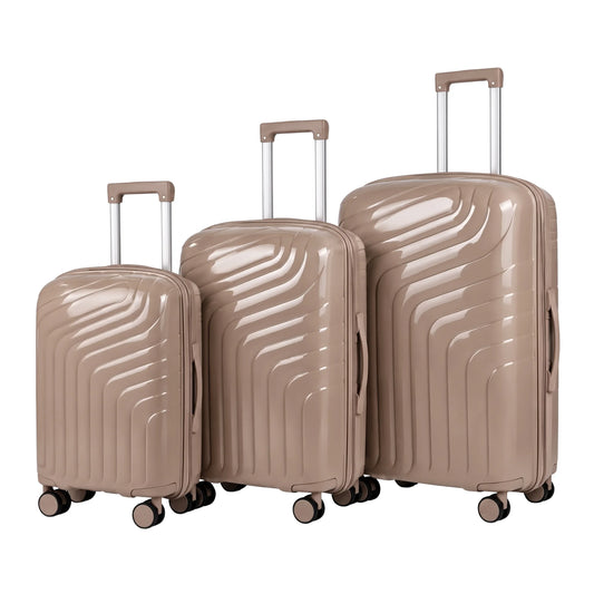 Premium 3pc Hardshell Travel Suitcase Set | TSA Lock Luggage | PP-06