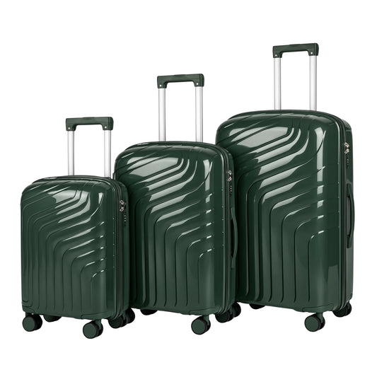 Premium 3pc Hardshell Travel Suitcase Set | TSA Lock Luggage | PP-06