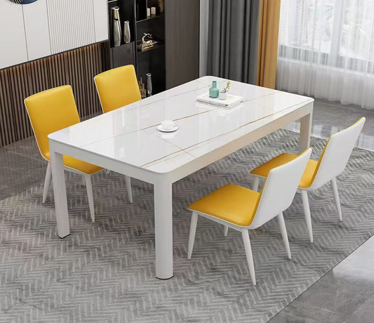 Solis Glass Rectangular Dining Set - PT-168803