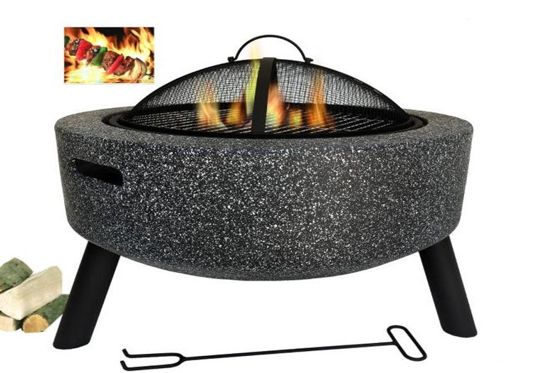 Outdoor Multi-functional Fire Pit BBQ