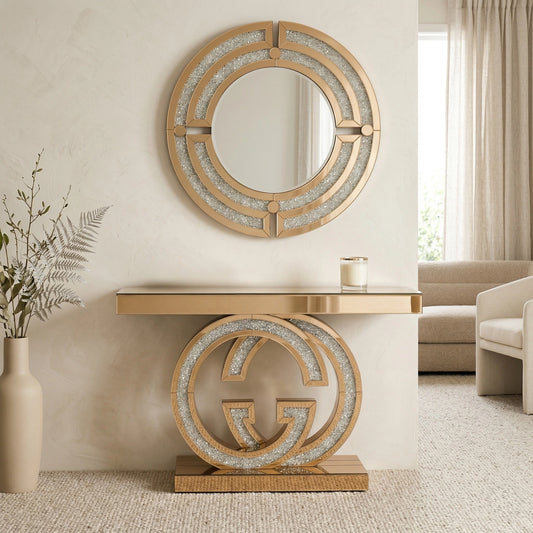 Luxe G Console Table Set