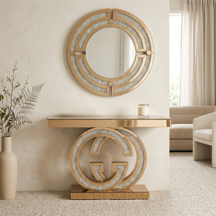 Luxe G Console Table Set