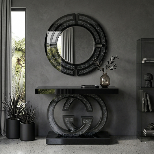 Luxe G Console Table Set | RTF028B + TMZ096-B