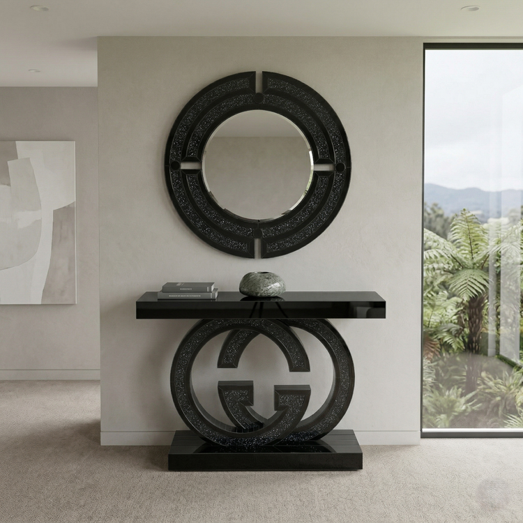 Luxe G Console Table Set | RTF028B + TMZ096-B