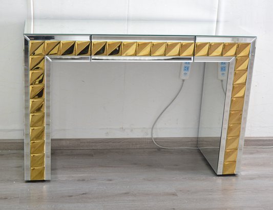 Console Table Set Gold RTM057 & RTF024
