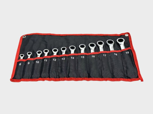 Ratchet Wrench Spanner Set 12pc 8-19mm D36T12