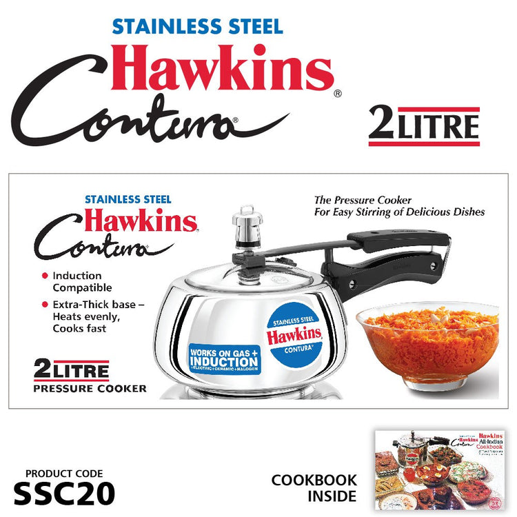 S/S Contura Pressure Cooker 2L SSC20