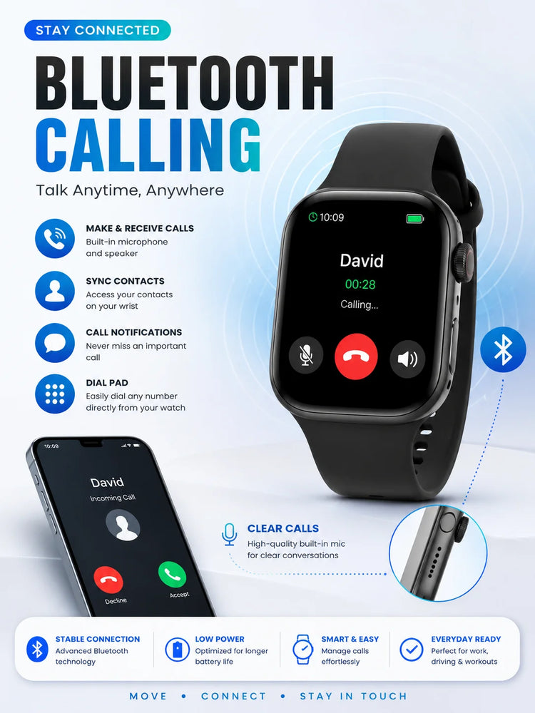 Smart Watch | Bluetooth Calling | IP67 Waterproof | SW151