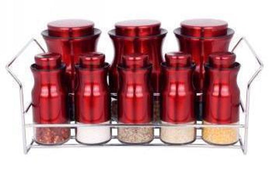 Spice Rack Condiment 10pc O1014H
