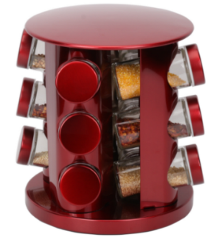 Spice Rack Condiment 12pc A66-12H