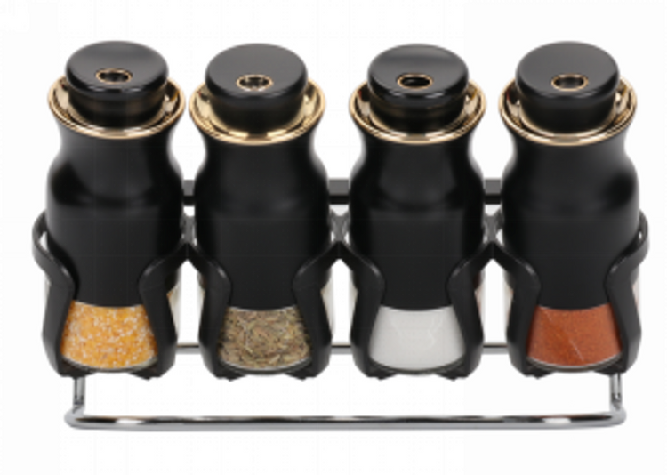 Spice Rack Condiment 4pc O1021HJ