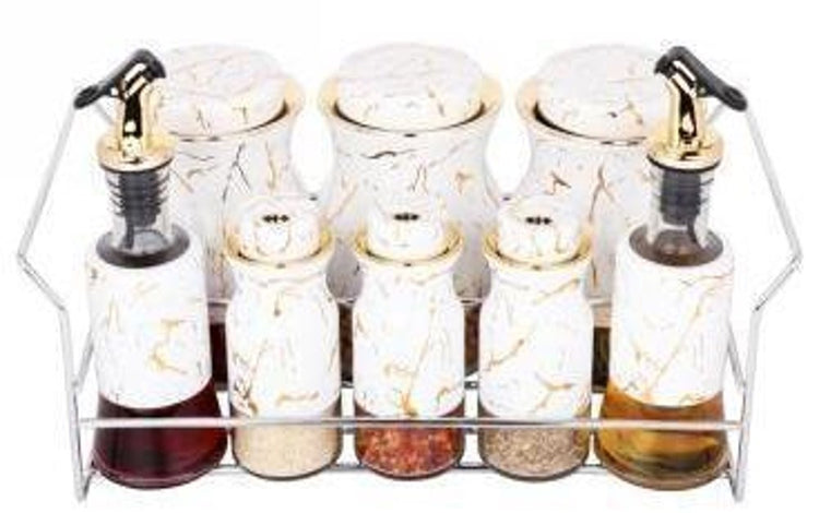 Spice Rack Condiment 8pc O1013DBJ