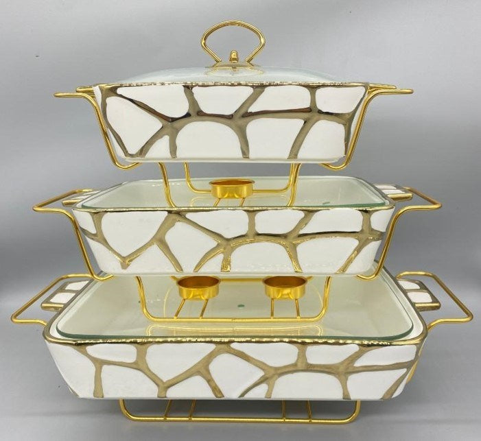 3pc Chafing Dishes T3-96G