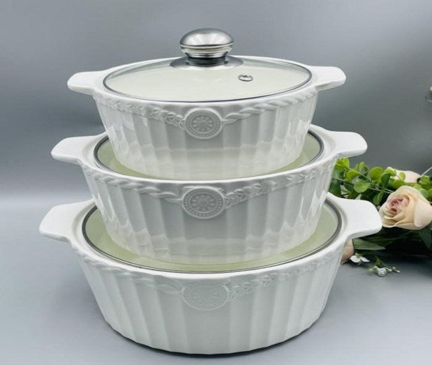 3pc Casserole Set TG-16W