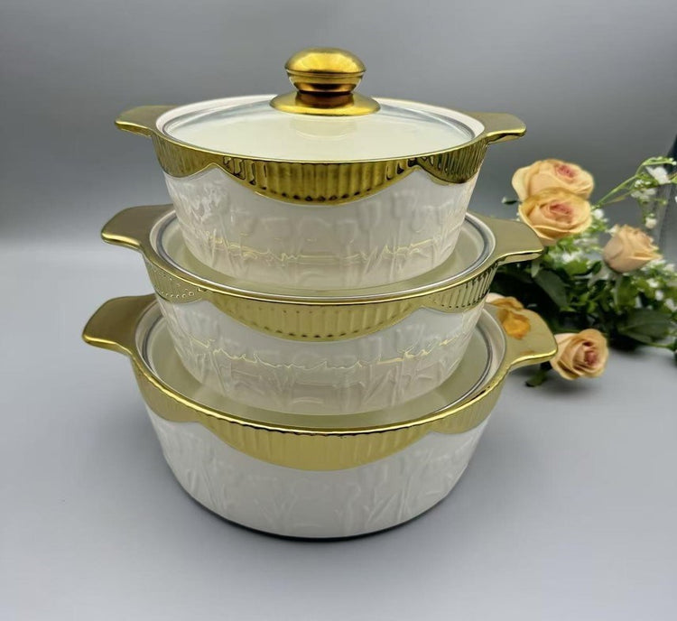 3pc Casserole Set TG-24