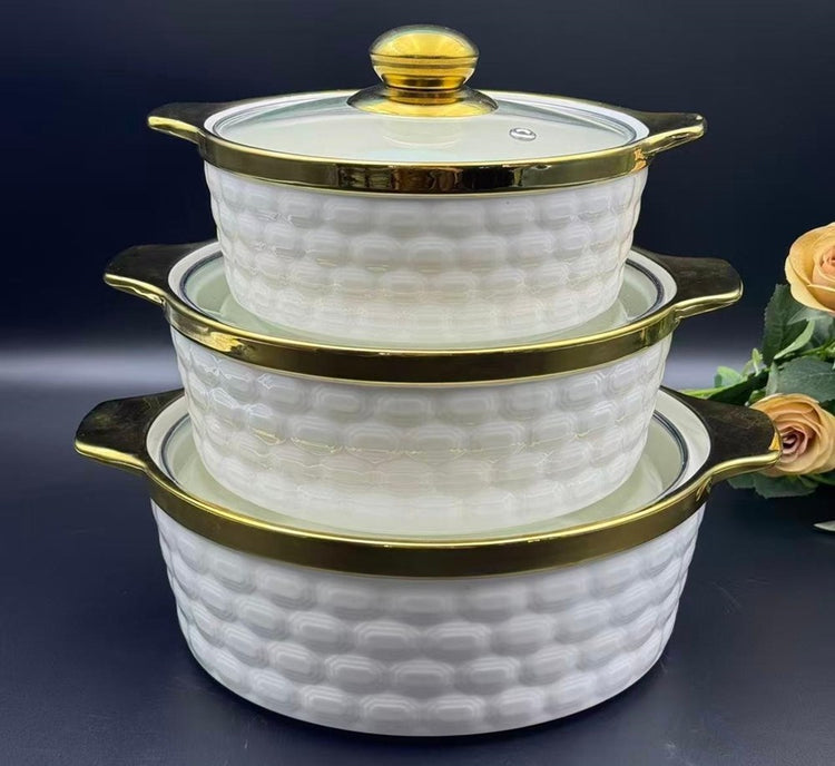 3pc Casserole Set TG-27
