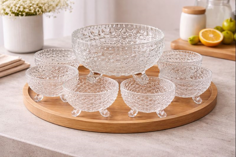 Glass Bowl 7pc TG23/L7