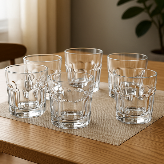 Glass Cup 6pc Set TY4314-2