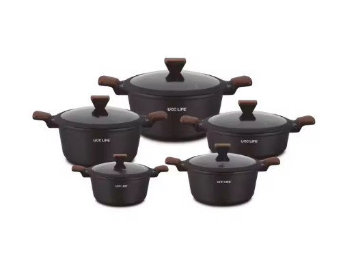 Non-Stick Granite Cookware Set 10pc U18810