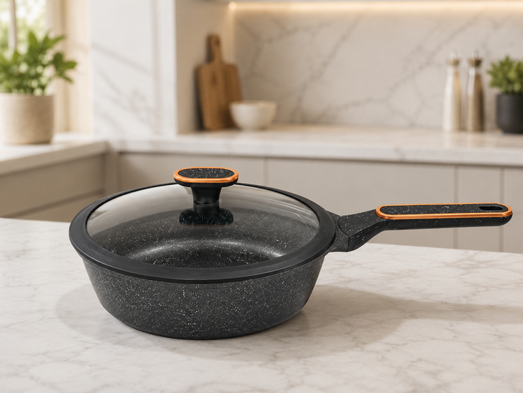 Granite Deep Fry Pan 24cm UC-18DP24