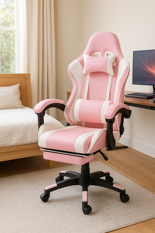 Gaming Chair Pink & White UT-B199