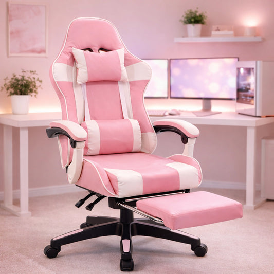 Ergonomic Gaming Chair with Footrest | 100kg Capacity | UT-B199