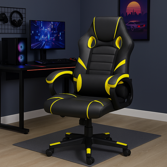 Gaming Chair Black & Yellow UT-C5881T