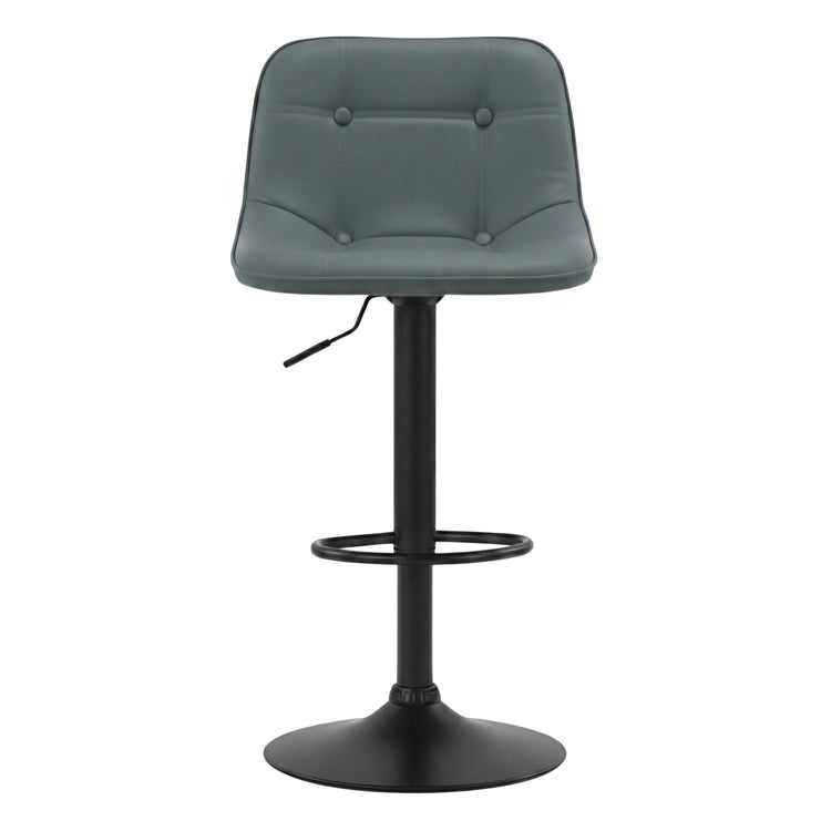Grey Bar Stool Adjustable Swivel PU Counter Seat | UT-C602