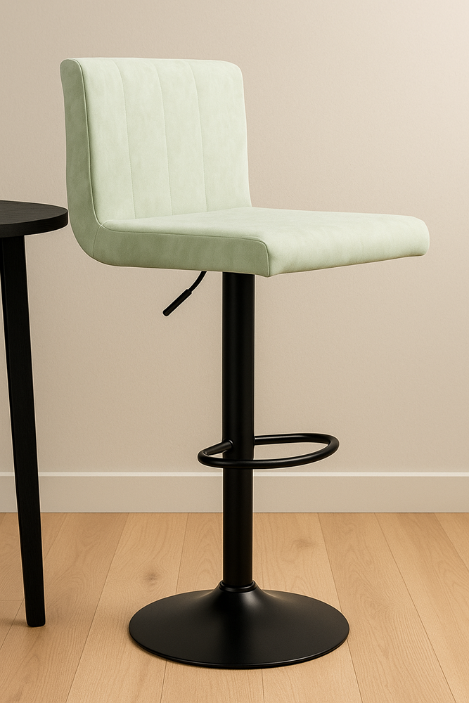 Bar Stool Beige Base Black UT-C8541Y