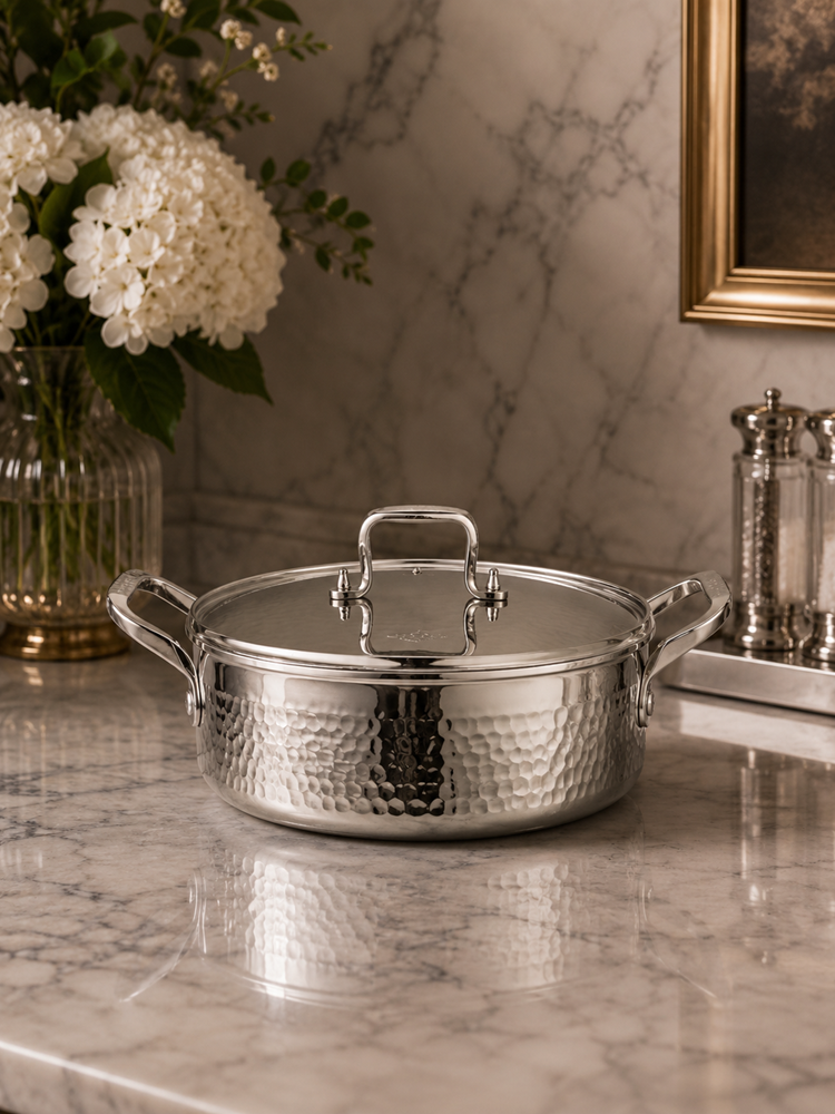 S/S Shallow Pot 36cm VK-S2536