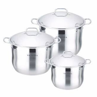 Stainless Steel Cookware 3pc VL-30-32-34