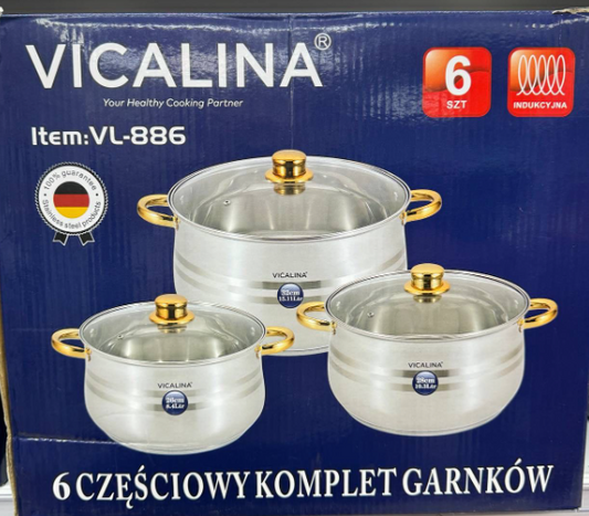 Stainless Steel Cookware 3pc VL-886 DD20043