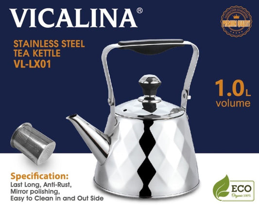 Stainless Steel Kettle 1L VL-LX01