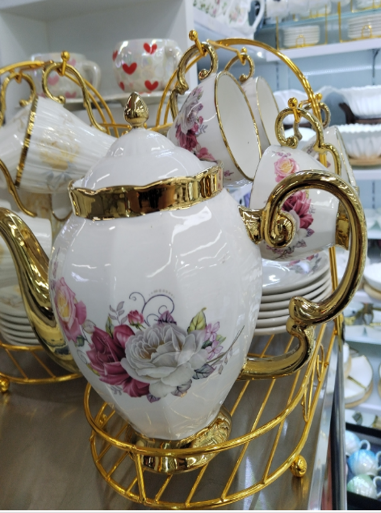 Tea Cup 8pc Set W119