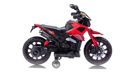 Electric Ride On Motorcycle 12V for Kids | Training Wheels | Y-MB0912-2
