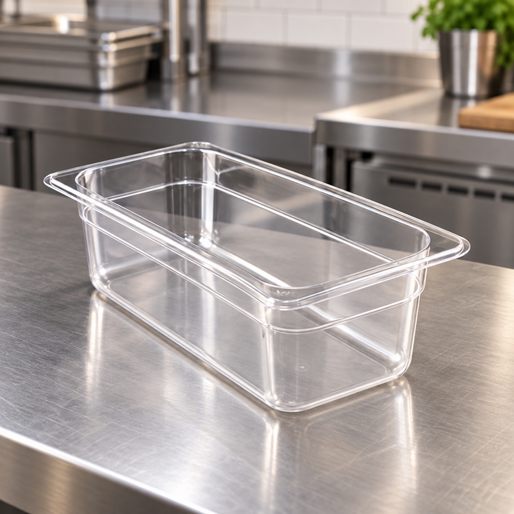 Clear Gastronome Pan 1/3 10cm XF-8622
