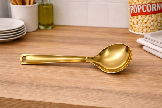 Gold Serving Spoon XH-0845