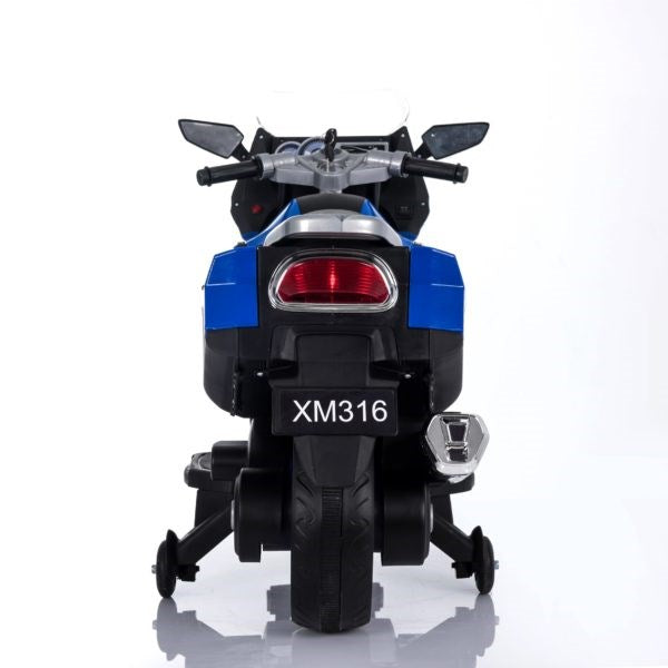 Electric Sport Ride On Motorcycle 6V for Kids | Training Wheels | XMX-316
