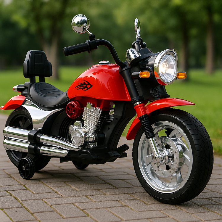 Electric Ride On Motorcycle 12V for Kids | Training Wheels | Y-MB121