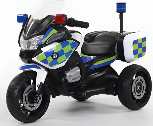 Police 3 Wheel Scooter for Kids | Adjustable Height Trike | Y-MB7100-B