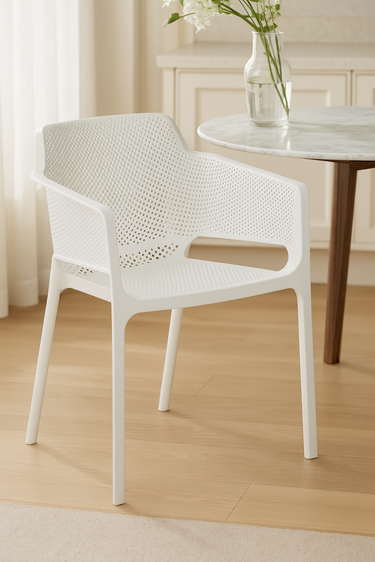 White Mesh Chair YH-376