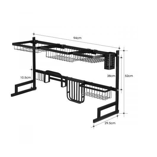 Over the Sink Double Dish Rack YM1300