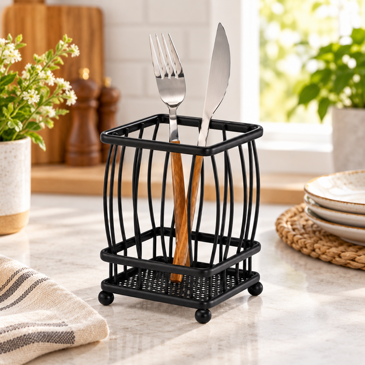 Square Utensil Holder YM4302B