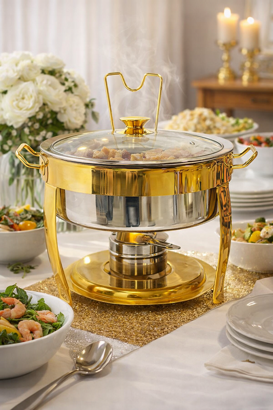 Chafing Dish Gold 5L YS19022-10